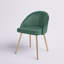 Chaise d'appoint rembourrée en velours Cohen-1312162175