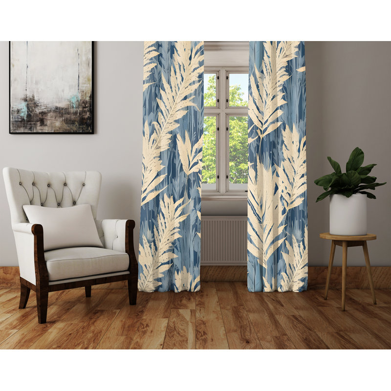 Rideau en polyester Romsley, L 20 po x L 52 po