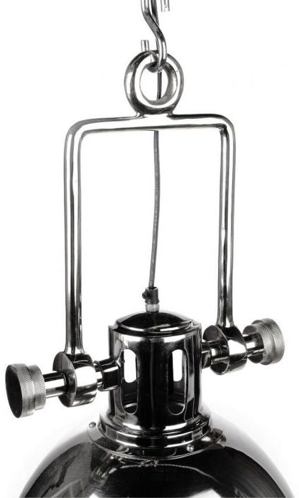 Harriet 1 - Light Nickel Dome Pendant