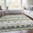 Machine Washable Indoor/Outdoor Xhevrie Aloe Rug-1763619402