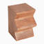 Table d'appoint MGO, ensemble de 2 tables d'appoint rectangulaires d'extérieur, tabourets de jardin décoratifs pour l'intérieur et l'extérieur, table d'appoint, table d'appoint de patio, table de bout gigogne, simili bois naturel