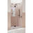 Halo 40.5 in. x 78 in. Frameless Glass Hinge Shower Door-16258341