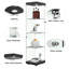 Vitrine à 4 niveaux avec porte verrouillable Jillion-106399607