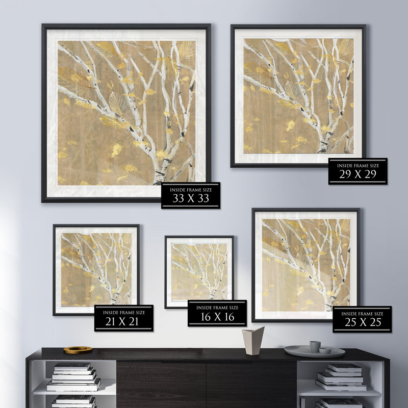 Birch Wood III - reproduction de cadre photo, H 30,5 po x l 30,5 po x P 1,5 po