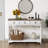 Console Table With Drawers,farmhouse Entryway Table With Storage