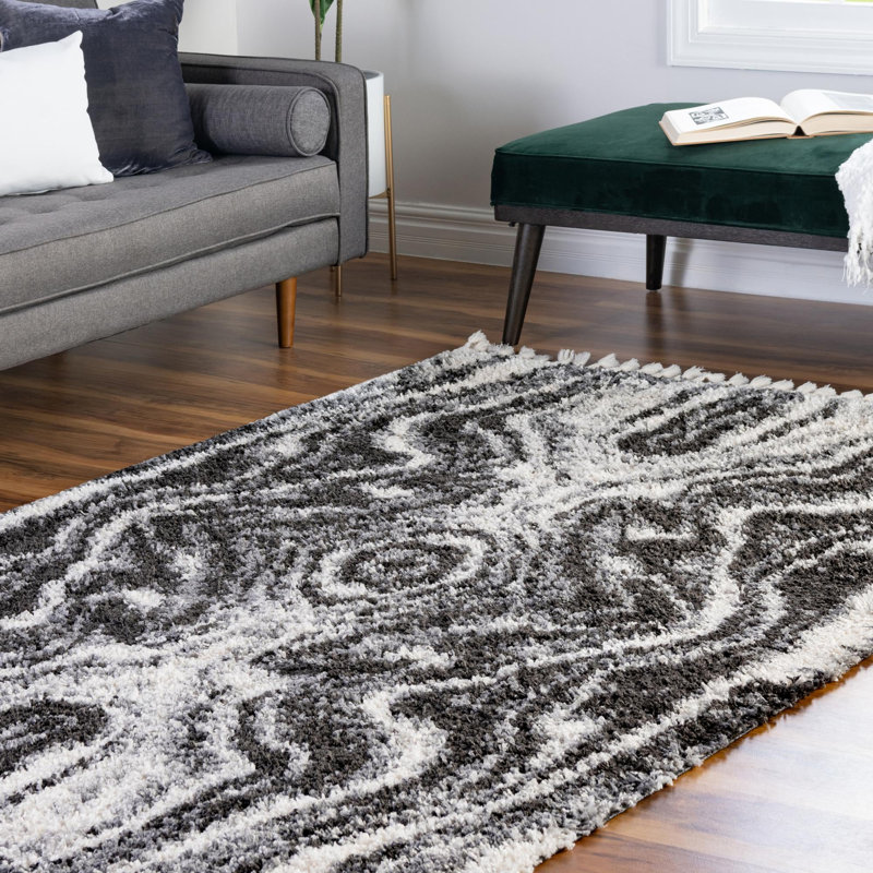 Adilkhan Ikat Indoor Rug, Rectangle 7'10" x 10'