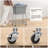 Rolling Laundry Hamper with Wheels, Laundry Cart with Removable Bag-125139712