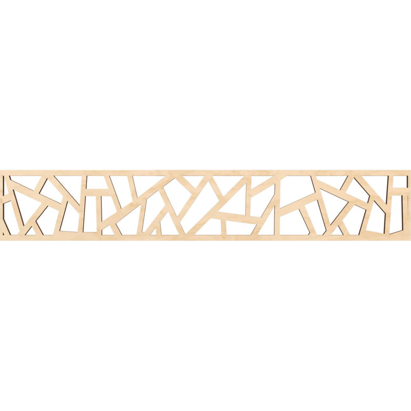 Moulure en bois Harrisburg, Bouleau, H 8 po x l 46,625 po x P 0,375 po