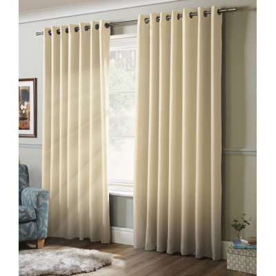 Nashli Room Darkening Eyelet Ring Top Curtains