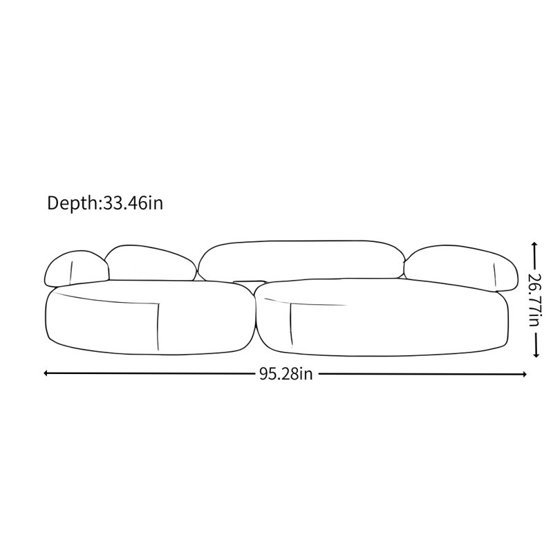 Canapé moderne et minimaliste