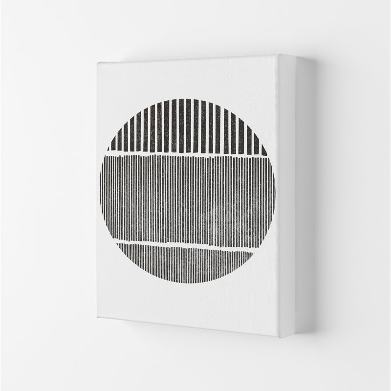 Black And White Lines - Print, No Frame, 42cm H x 29.7cm W x 4cm D