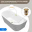 Baignoire de trempage autoportante 66,9 x 30,7 x 23,6 po-127663876