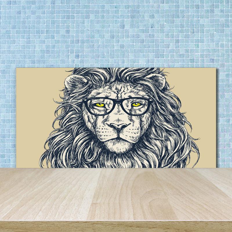Loredana 50cm W x 100cm L Glass Peel and Stick Panel