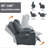 Up To 350 LBS Polyester Power Lift Recliner Chair, Heavy Duty Motion Mechanism With 8-Point Vibration Massage And Lumbar Heating, USB And Type-C Ports, Stainless Steel Cup Holders-1836165833