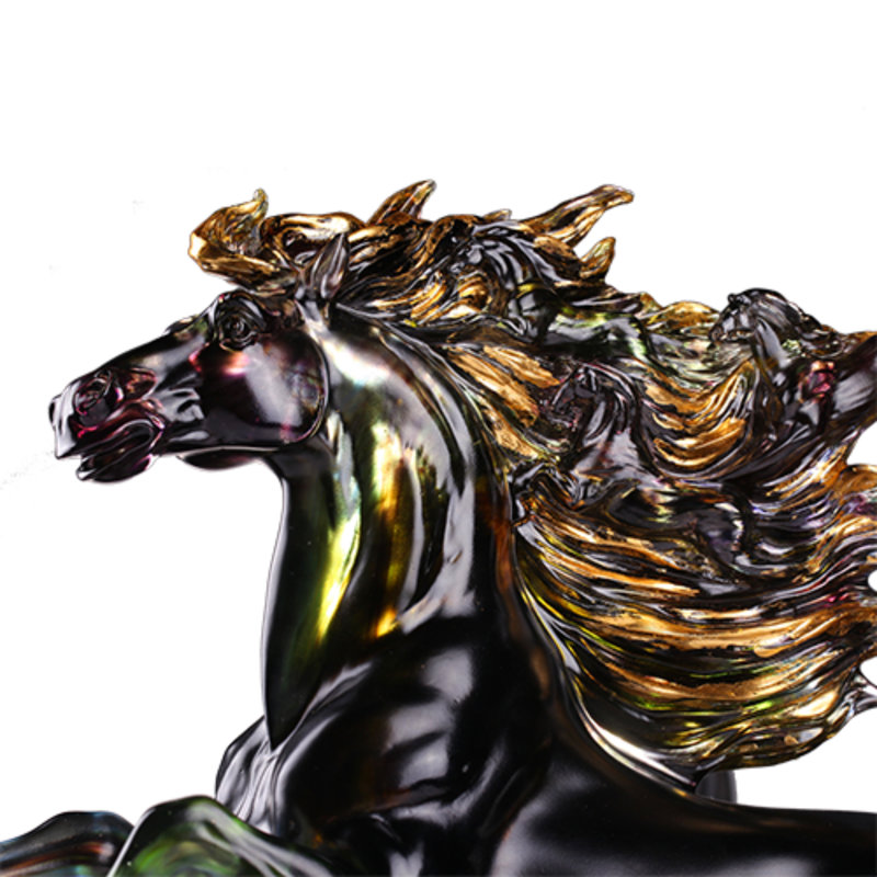 LIULI Crystal, Horse Sculpture | Excelsior