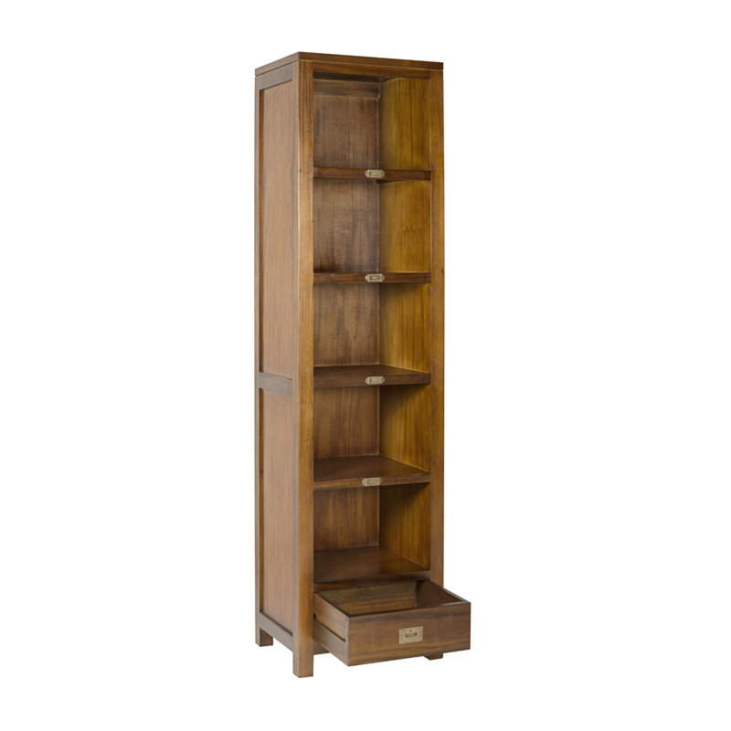 Flamingo 482.6cm H x 127cm W Solid Wood Standard Bookcase