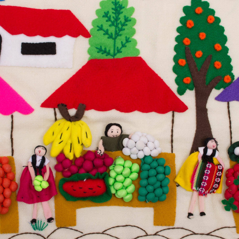 Andean Market Cotton Table Runner