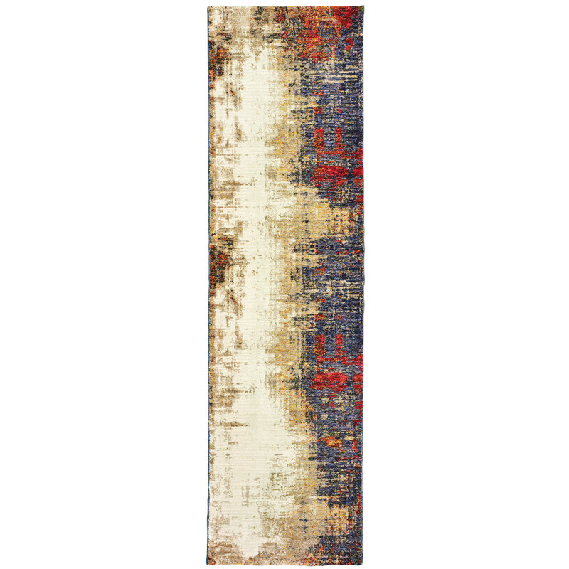 Knox Abstract Indoor Rug, Runner 2'6" x 12'