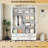 89"  Large Armoire Wardrobe with Drawers