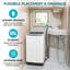 Compact Pi. Machine à laver portable avec technologie 3D Deep Clean - capacité de 20 lb