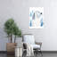 Curious White Dog Playful Serene Whimsical Dog Nature Portrait Wall Art Print by Mathieu - Wrapped Canvas Print-1533362582