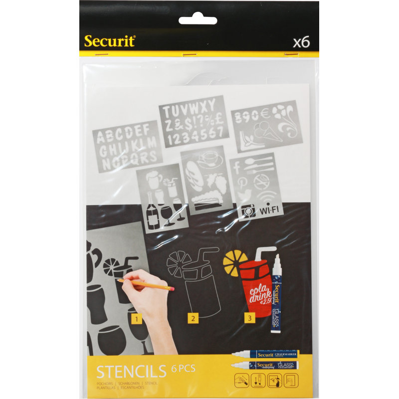 Transparent Plastic Stencil