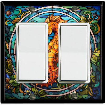 2 - Gang Toggle Light Switch Standard Wall Plate