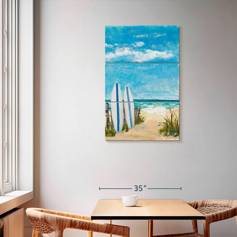 Surf tropical II, H 57 po x l 36 po