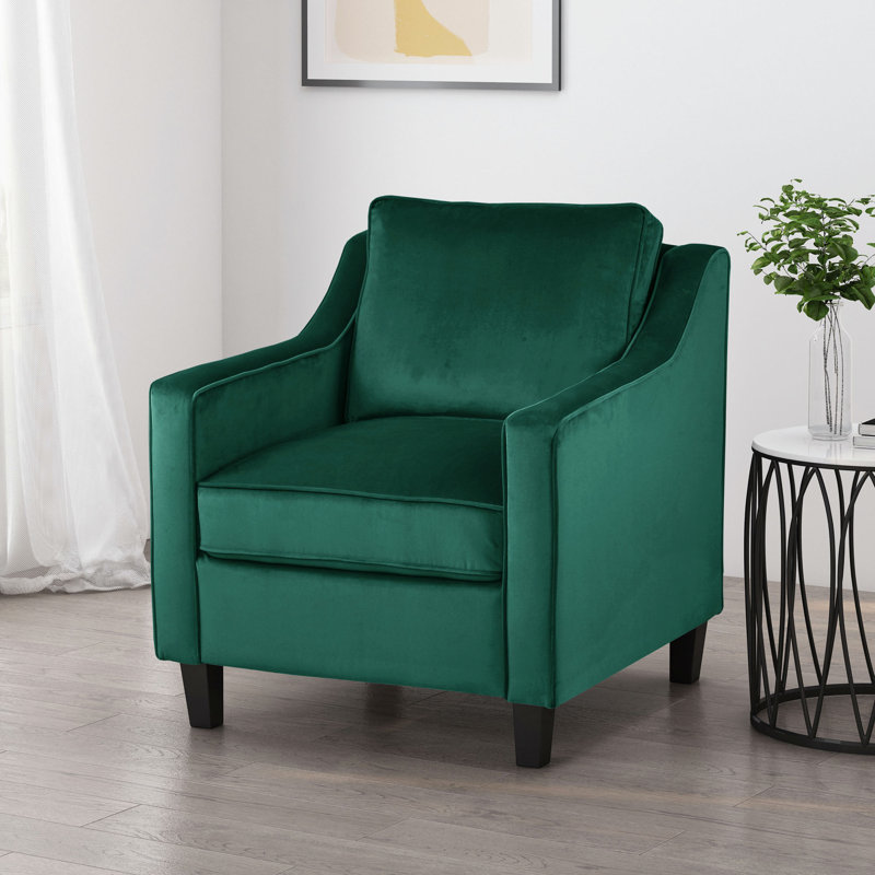 Fauteuil club en velours