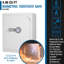 Biometric Safe, 4.48 Cubic Ft, White - At 1200F For 30 Mins, Offers Ample Room Valuables Such As Docs, Jewelry, Cash, Steel Build Security