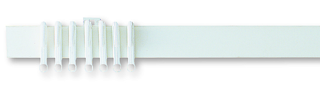 Uncorded White UPVC Curtain Track