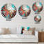 Scots - Horloge murale peinture abstraite-2109758670