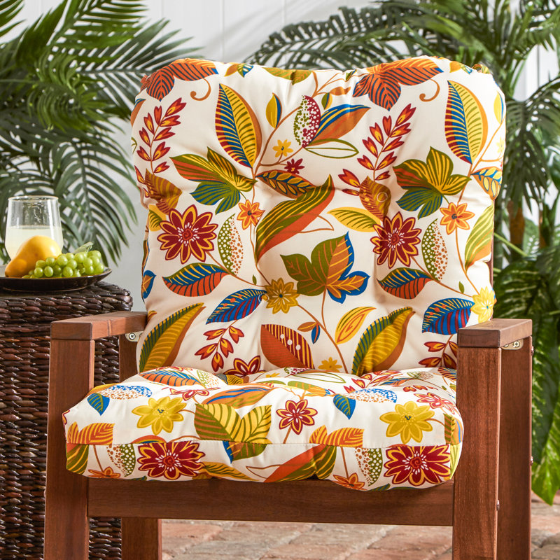 Coussin de chaise d'extérieur Ascena, Esprit floral