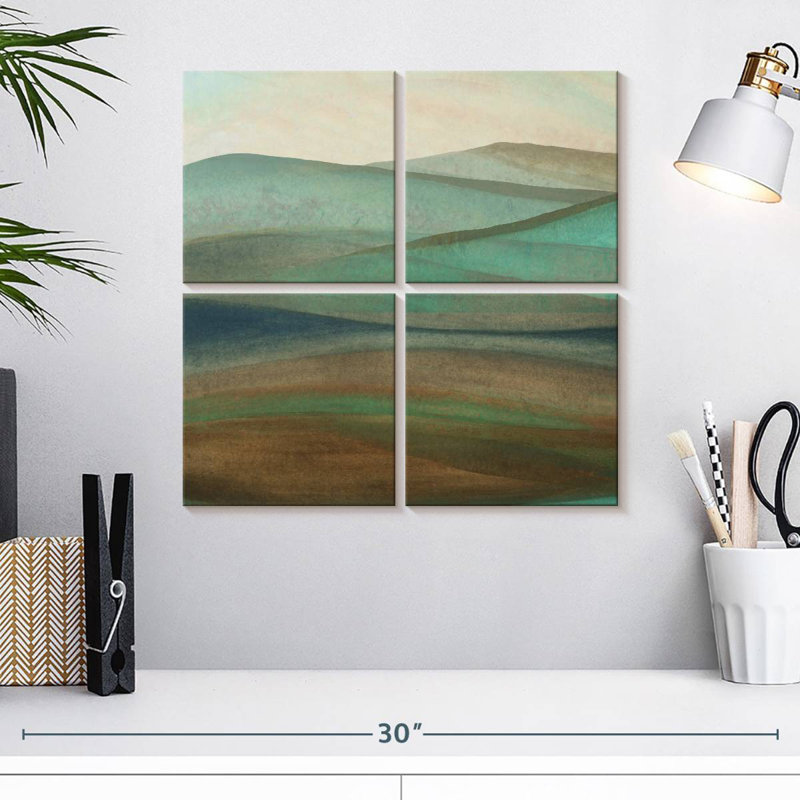 Mountainscape, 18" H x 18" W