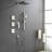 Complete Shower System with Bodysprays-110679974