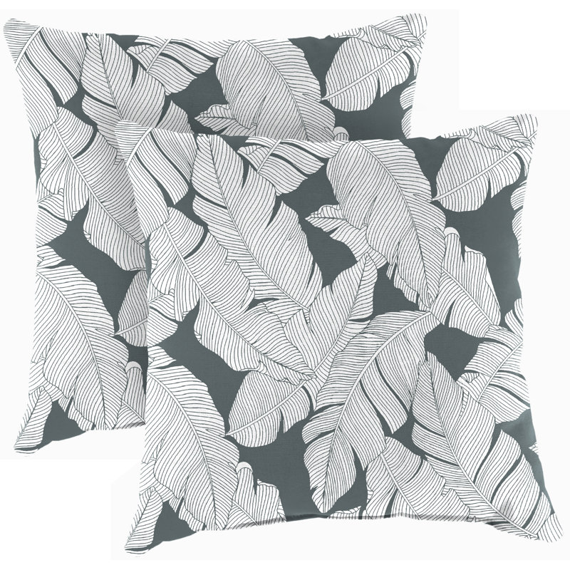 16" x 16" Outdoor Throw Pillow (Set of 2), Carano Stone