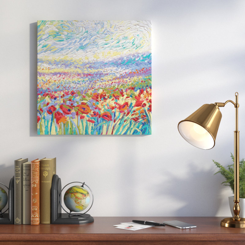« iris scott », reproduction d’art sur toile tendue, H 12 po x l 12 po x P 1,5 po