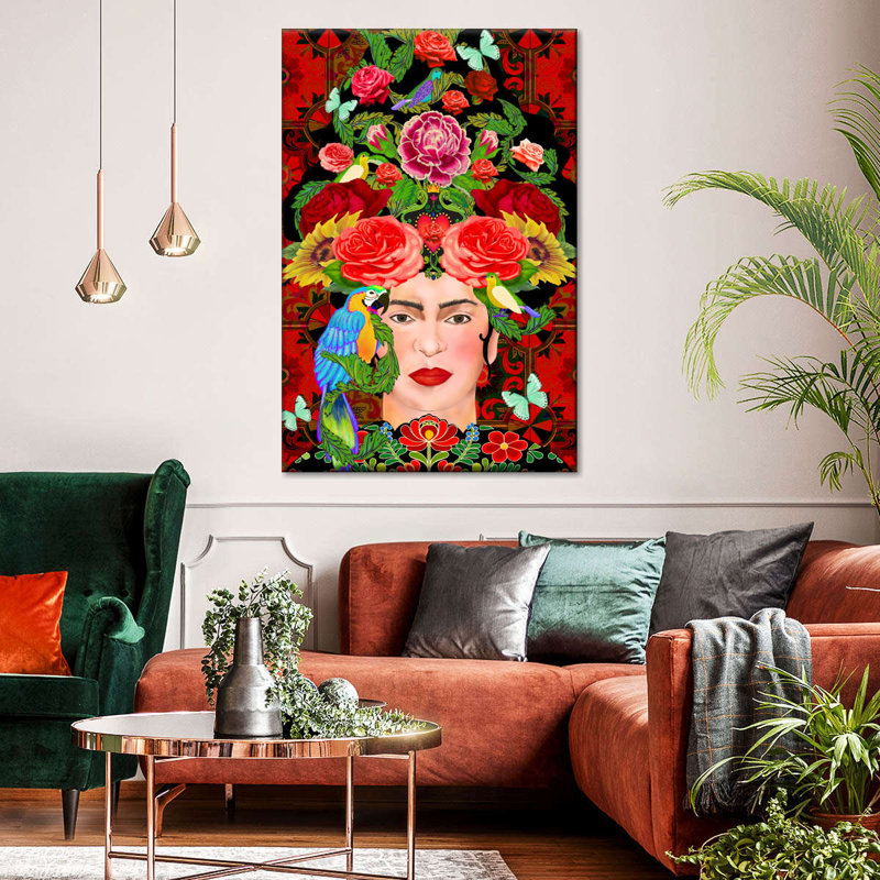 «Frida A Love Story» sur toile, H 48 po x l 32 po x P 1,25 po