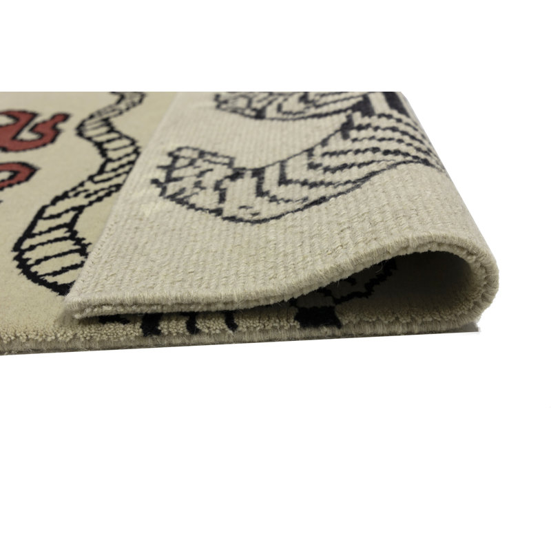 Tapis en laine Oltian, Rectangle 4 pi 2 po x 6 pi
