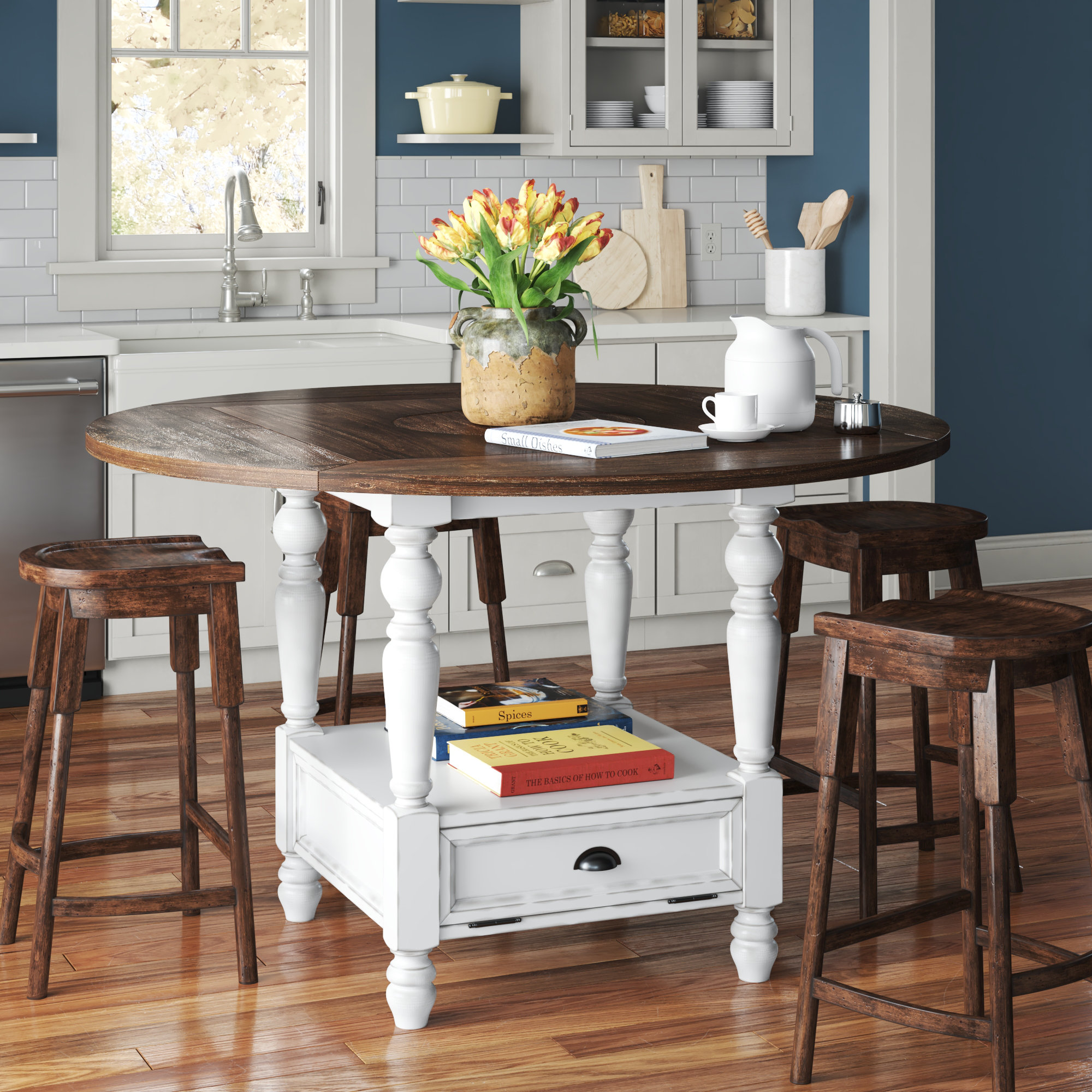 Kelly Clarkson Home Garcelle Counter Height Dining Table - Wayfair Canada