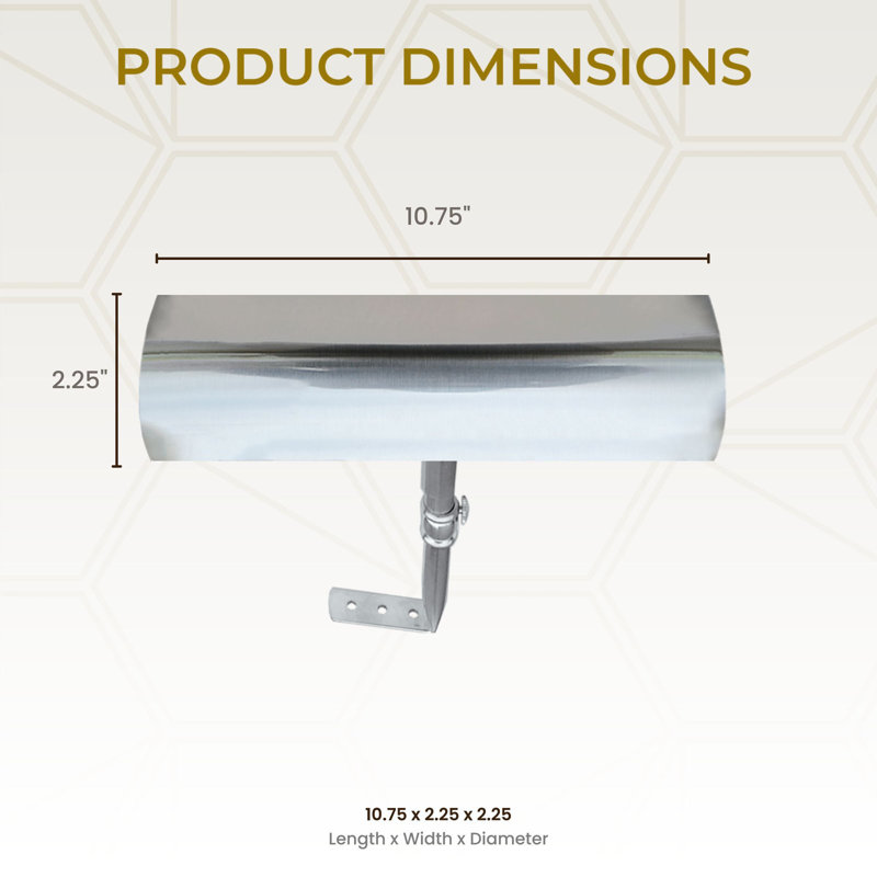 1 lumière DEL alimentée par pile murale avec télécommande, Nickel brossé