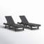 Ensemble de chaises longues inclinables en polyuréthane Joubert-87772268