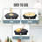 OVENTE 12-Inch Electric Crepe Maker & Griddle – Nonstick Hot Plate with Adjustable Temperature, LED Indicator, Batter Spreader & Spatula, Black CRM1122B