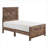 Bed Frame Compact Twin Size Contemporary Rich Brown Finished Wood Panel Bedroom Furniture For Standard Twin Mattresses-645114192-645114197