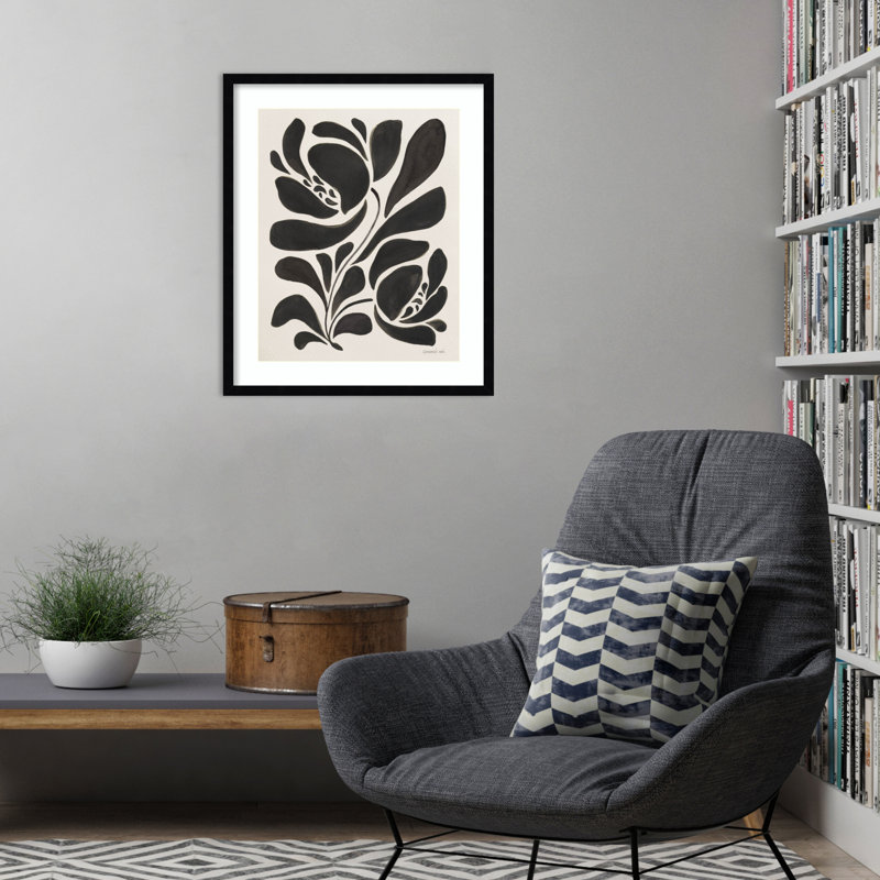 «Blooming Joy IV» par Danhui Nai, impression sur bois encadrée, H 25 po x l 21 po