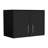 2 Piece Black Garage , Ample Storage With 3 Drawers & Wall Installation Option In Black, Spacious Easy Mobility