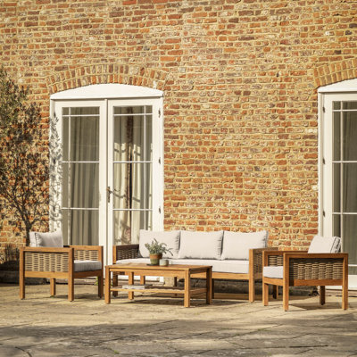 Aldene 5 - Person Garden Lounge Set with Cushions