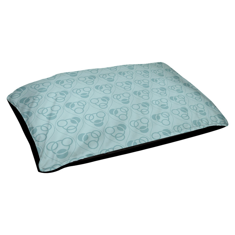 Coussin pour chien Chen, Moyen (l 40 po x P 6,5 po x H 30 po), Bleu sarcelle