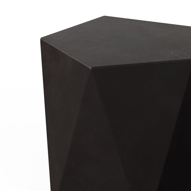Kelson Accent Stool, Lava Brown