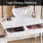 Katzir 55.12'' W Reversible Desk with Drawers